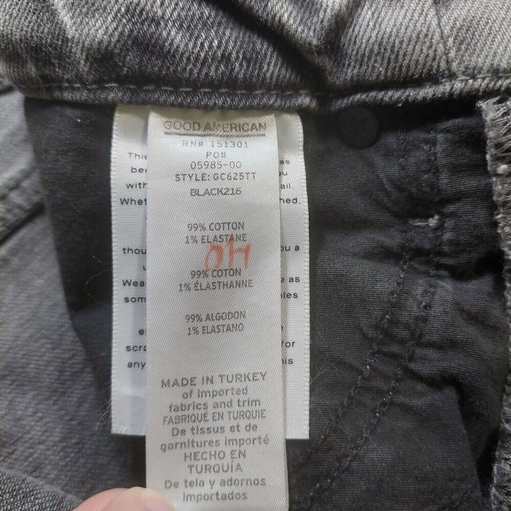 Good American Good Classic Women's Jean's Size 4/27 Gray - Picture 10 of 12